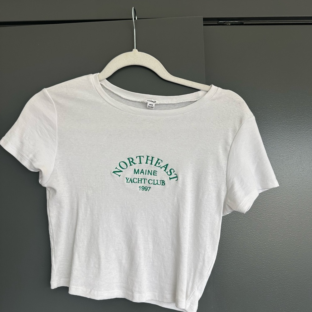 White Northeast Maine Yacht Club Women's Top
